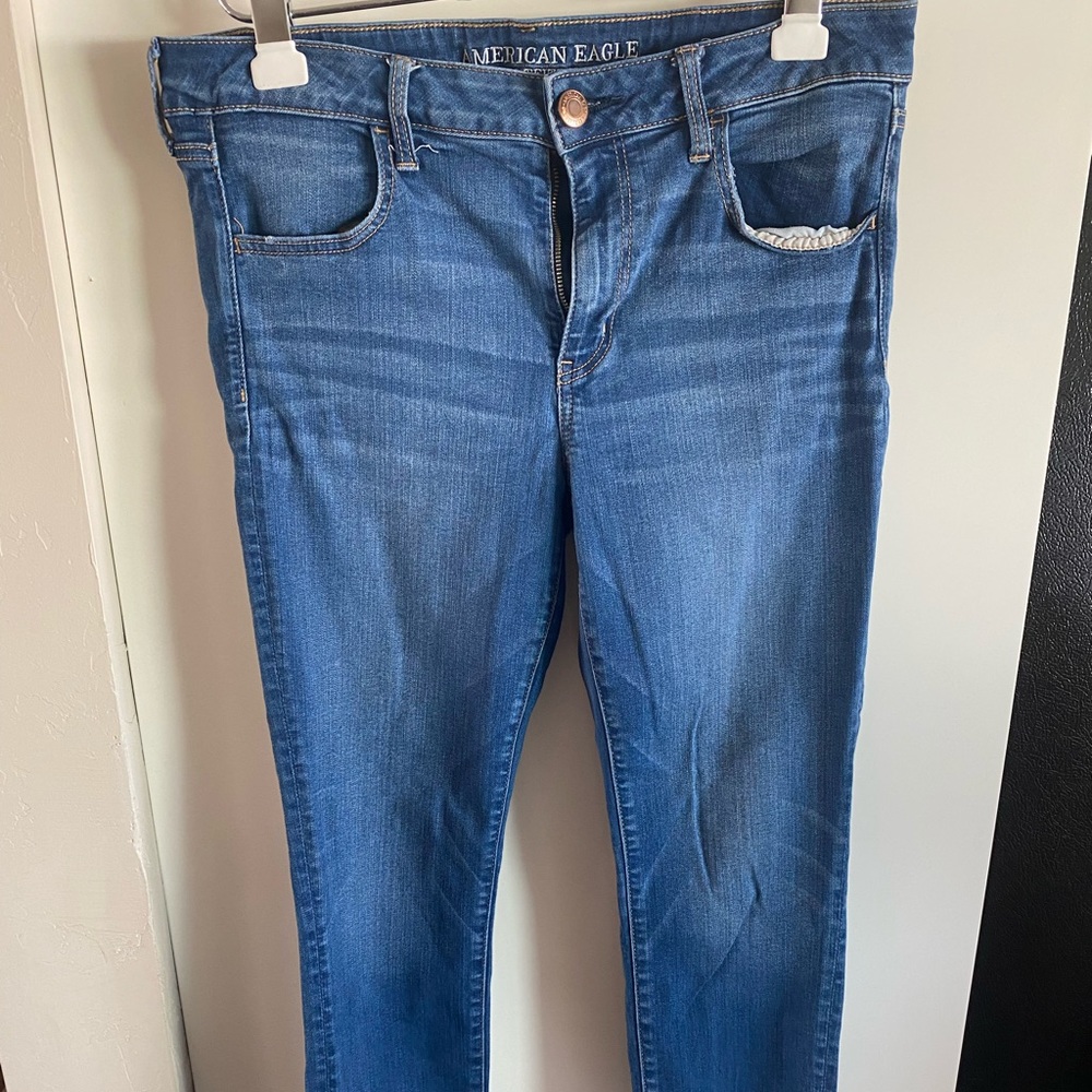 American Eagle size 14 short skinny jeans